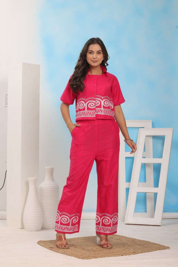 Stylish Ease ? Printex Cotton Dress with Embroidery Details (L) - Image 4